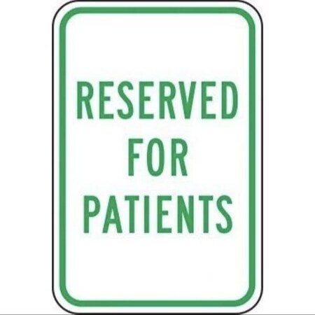 Accuform PARKING SIGN RESERVED FOR PATIENTS FRP339RA FRP339RA